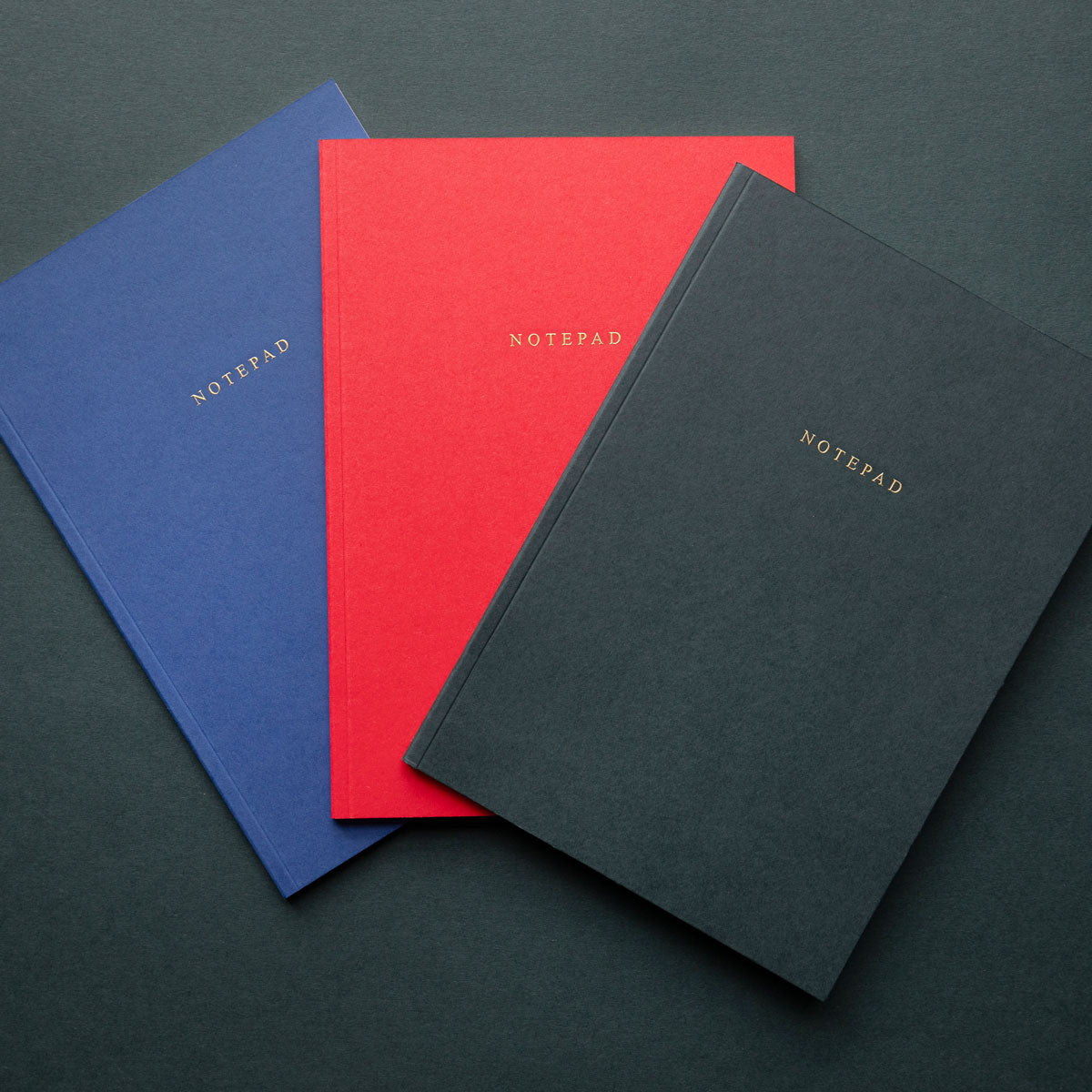 luxury blue red green notebooks gold engraved covers luxury stationery london