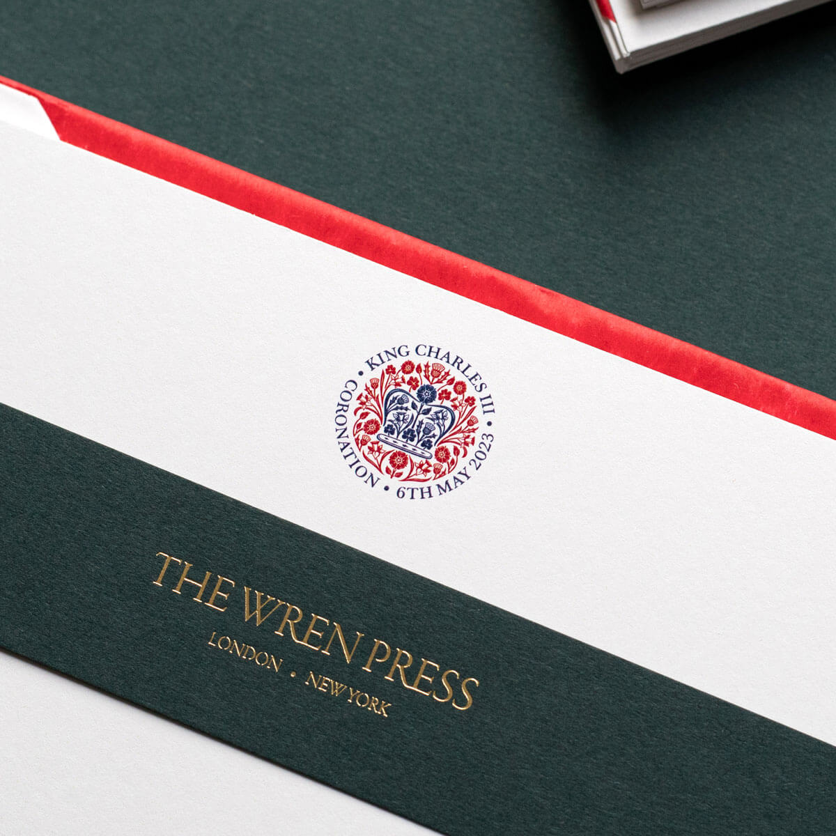 The King's Coronation Correspondence Cards (Flat Printed)