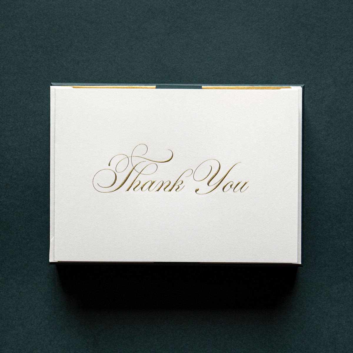 Gold Engraved Thank You Cards