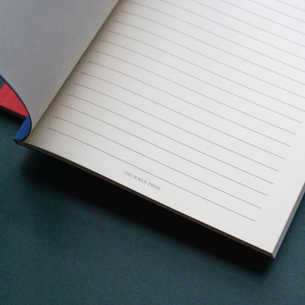 printed lined pages of notebook luxury stationery