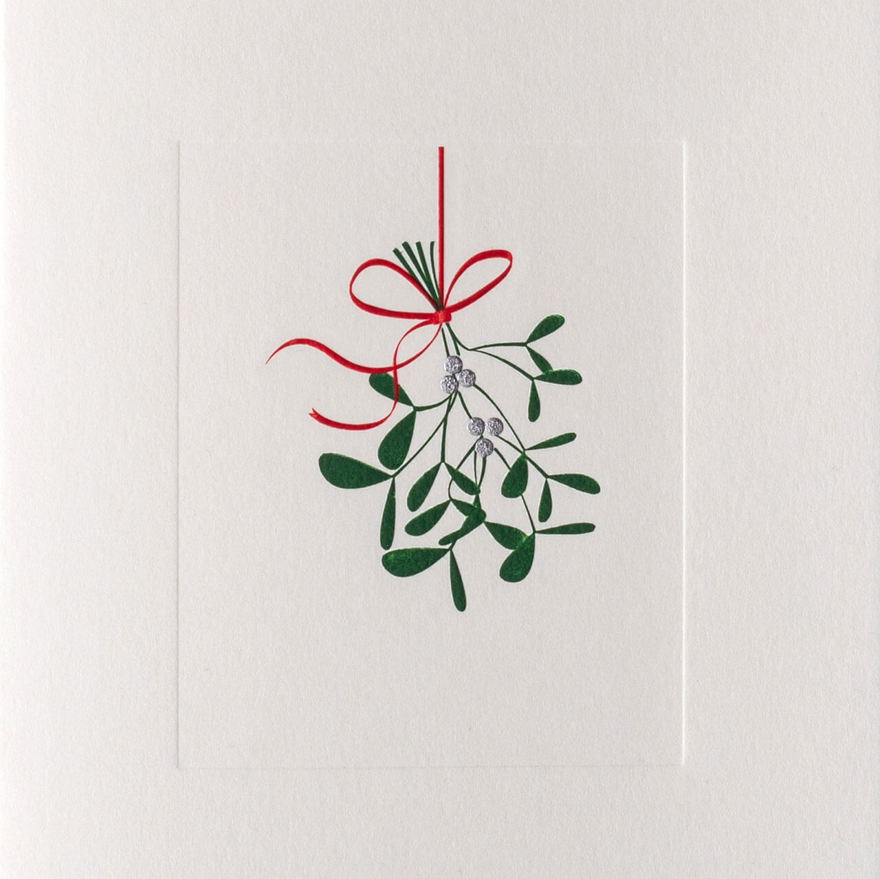 Mistletoe Engraved (Pack Of 6)