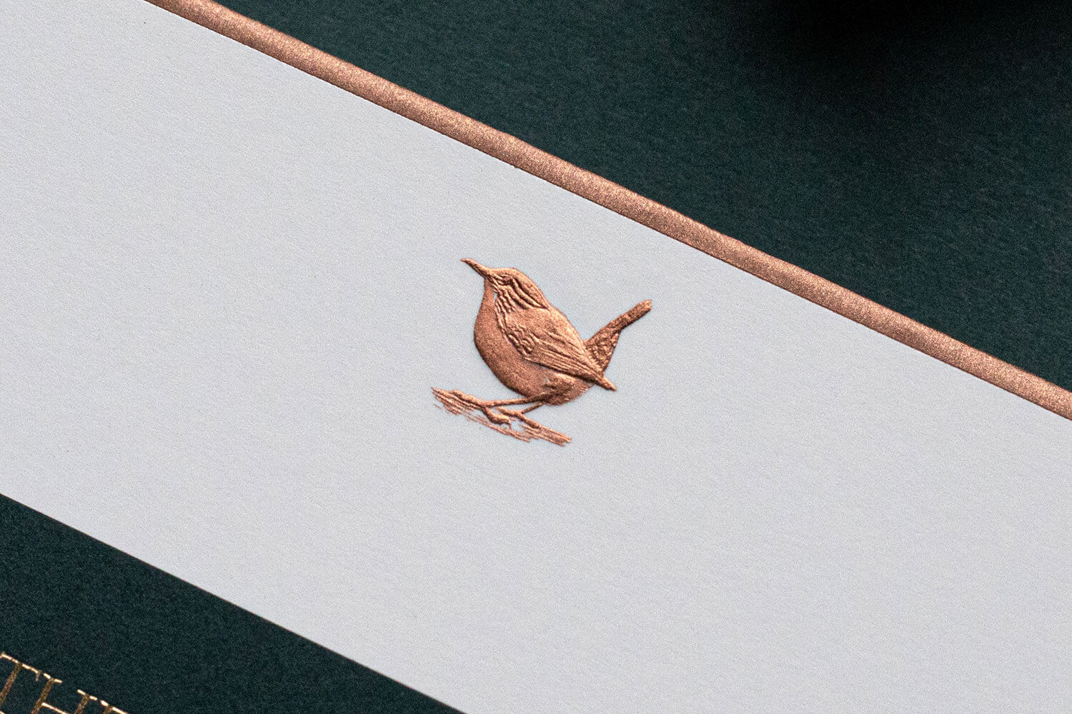 Bronze Engraved Wren