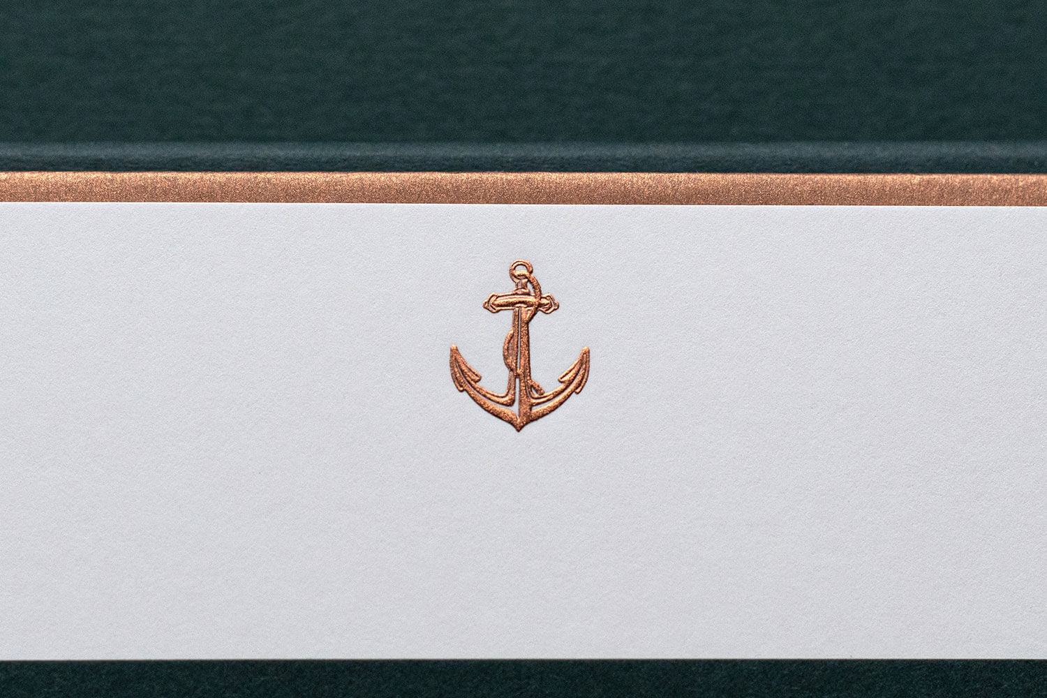 Bronze Engraved Anchor