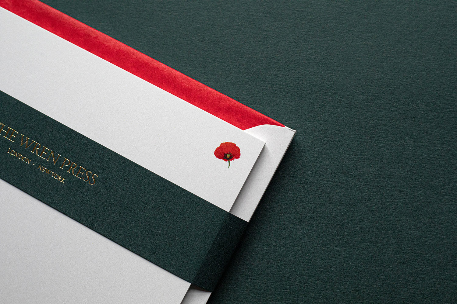 Red Poppy Correspondence Cards A6