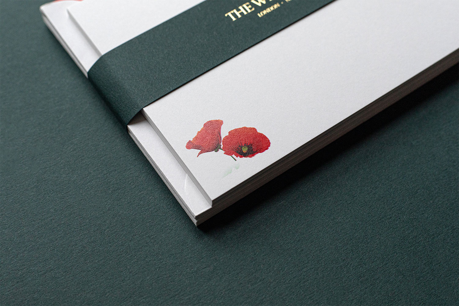 Red Poppy Correspondence Cards A6