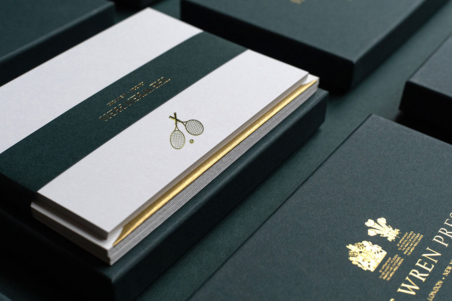 Gold Engraved Tennis
