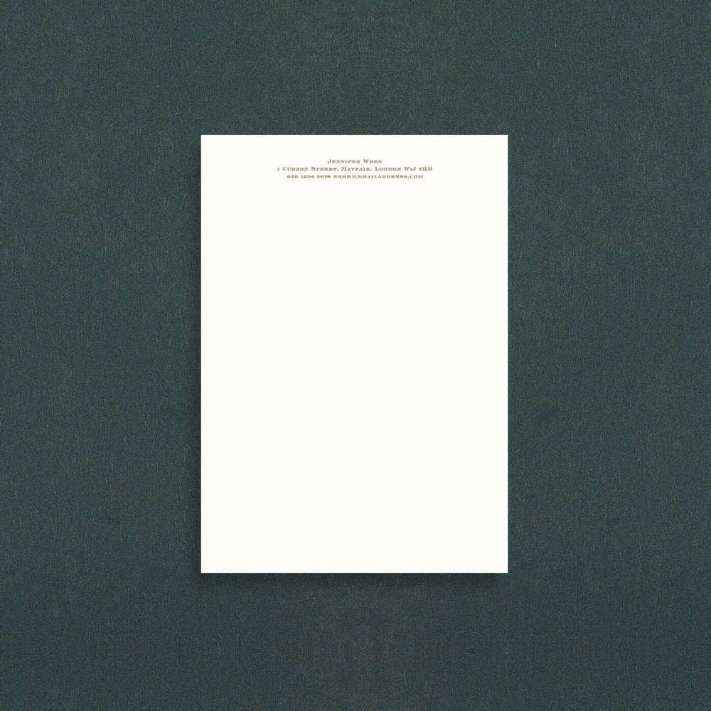 Paper Engraved Build Your Own Stationery | The Wren Press