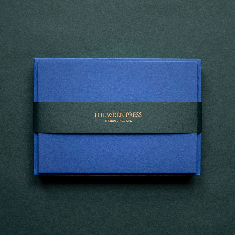 Notecards Sapphire Set of 10 | The Wren Press