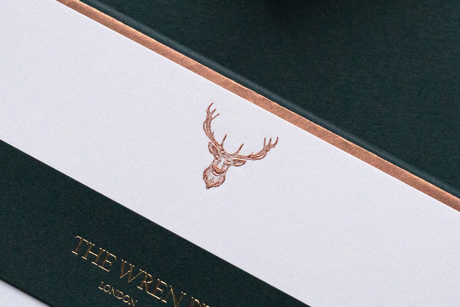 Bronze Engraved Stag