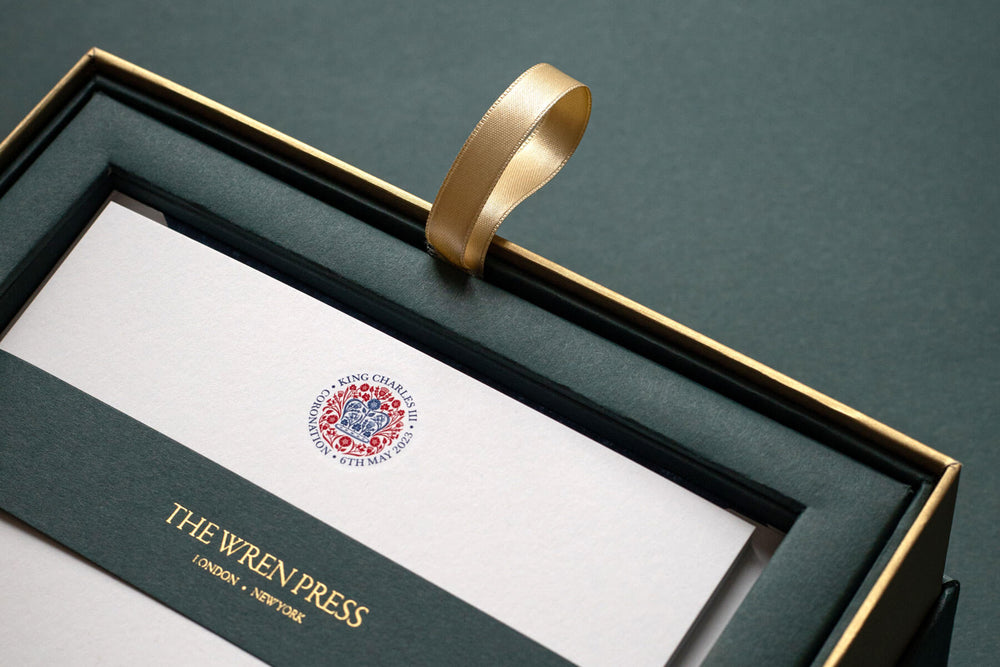 The King's Coronation Limited Edition Writing Set | The Wren Press