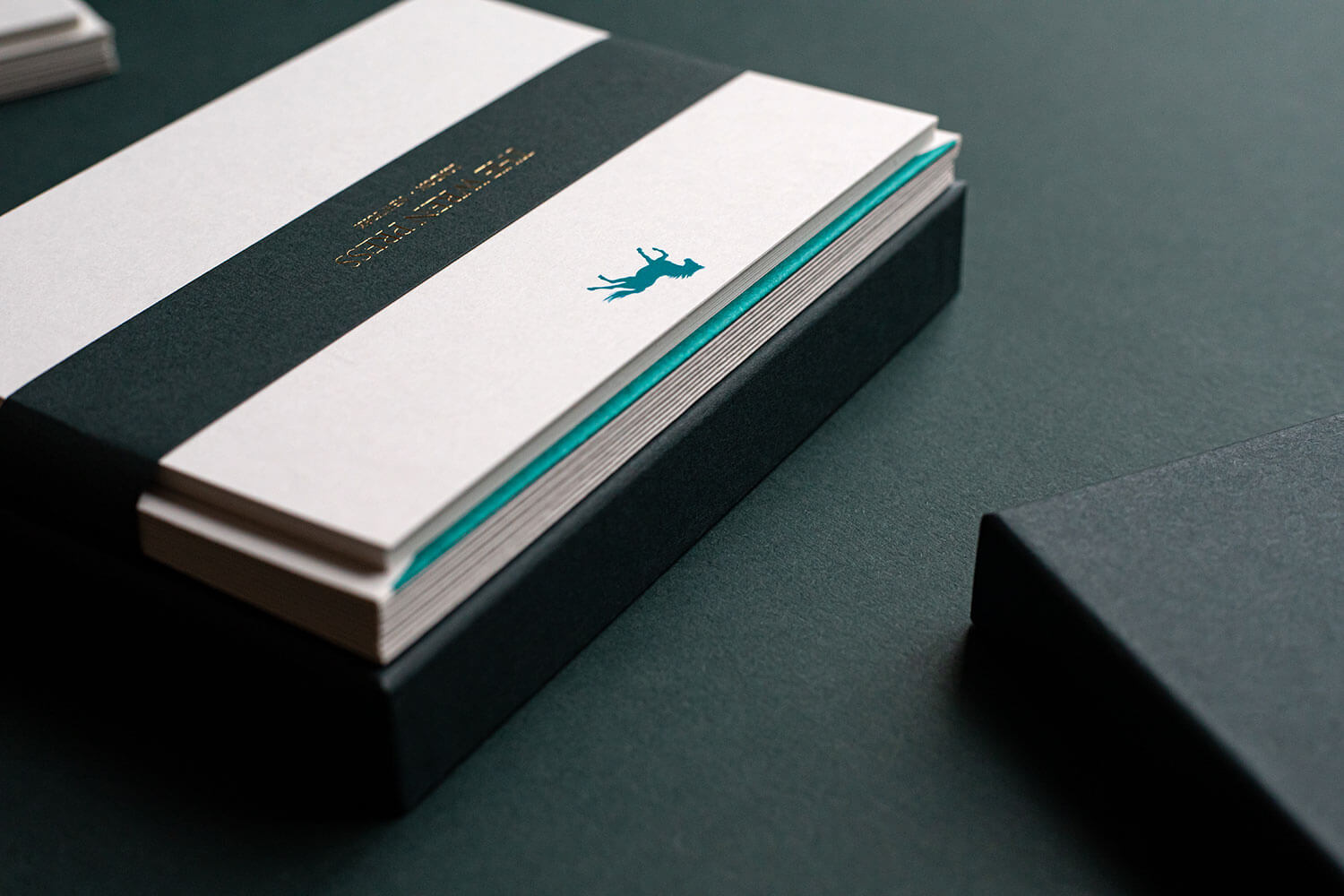 Teal Horse Correspondence Cards 6 x 4.25 inch